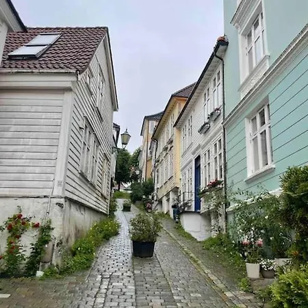 شقة Koselig Bergensleilighet Med Fantastisk Sjoutsikt. برغن